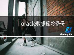oracle数据库冷备份
