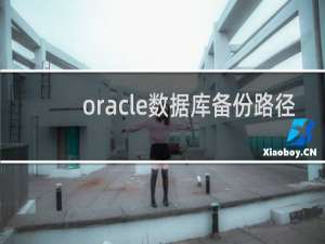 oracle数据库备份路径