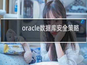 oracle数据库安全策略