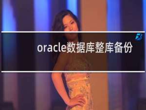 oracle数据库整库备份