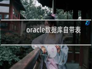 oracle数据库自带表