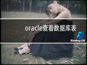 oracle查看数据库表