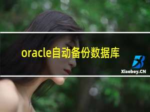 oracle自动备份数据库
