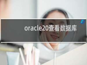 oracle 查看数据库