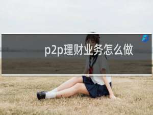 p2p理财业务怎么做