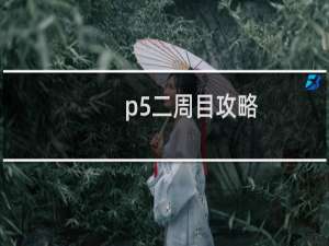 p5二周目攻略