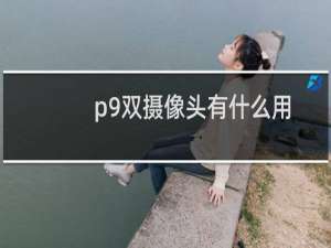 p9双摄像头有什么用