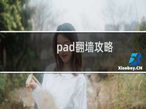 pad翻墙攻略
