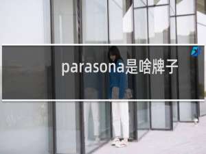 parasona是啥牌子