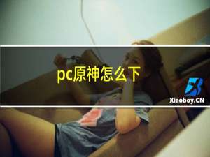 pc原神怎么下