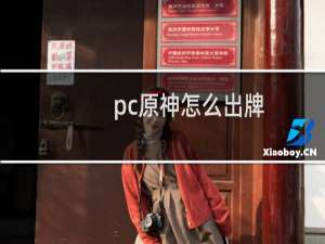 pc原神怎么出牌