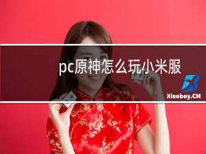 pc原神怎么玩小米服