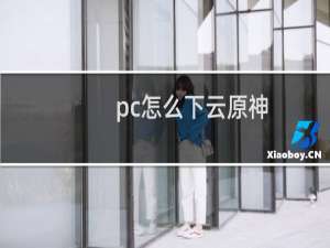 pc怎么下云原神