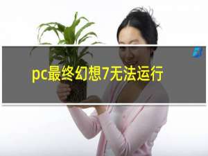 pc最终幻想7无法运行