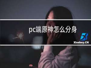 pc端原神怎么分身