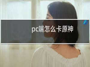 pc端怎么卡原神