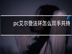 pc艾尔登法环怎么双手共持