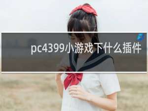 pc4399小游戏下什么插件