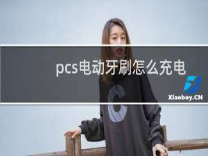 pcs电动牙刷怎么充电