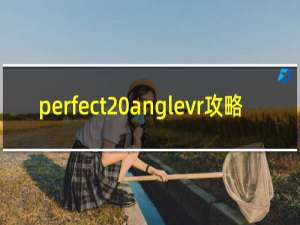 perfect anglevr攻略