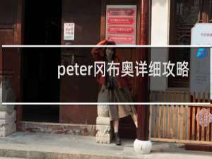 peter冈布奥详细攻略
