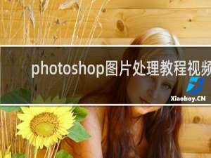 photoshop图片处理教程视频
