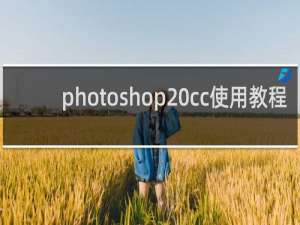 photoshop cc使用教程