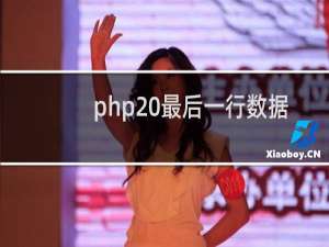 php 最后一行数据