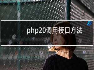 php 调用接口方法