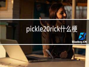 pickle rick什么梗