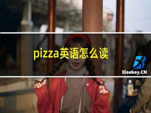 pizza英语怎么读