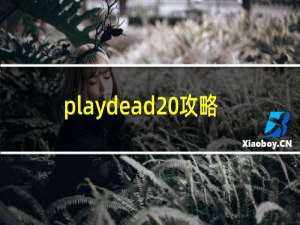 playdead 攻略