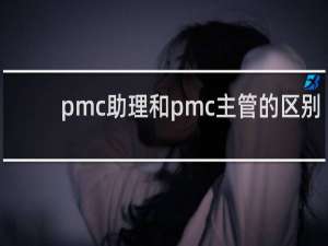 pmc助理和pmc主管的区别