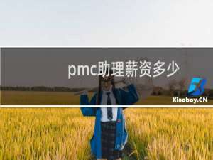 pmc助理薪资多少