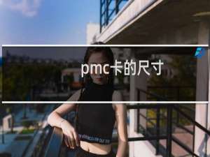 pmc卡的尺寸