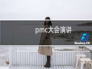 pmc大会演讲