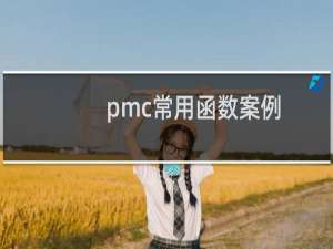 pmc常用函数案例