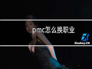 pmc怎么换职业