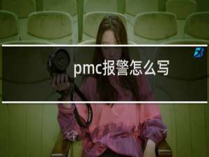 pmc报警怎么写