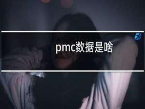 pmc数据是啥
