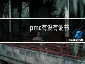 pmc有没有证书