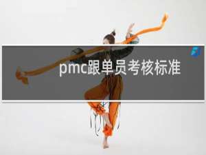 pmc跟单员考核标准