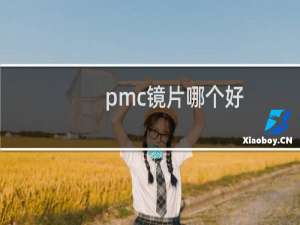 pmc镜片哪个好