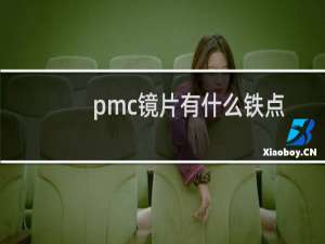 pmc镜片有什么铁点