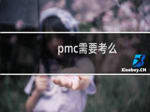 pmc需要考么