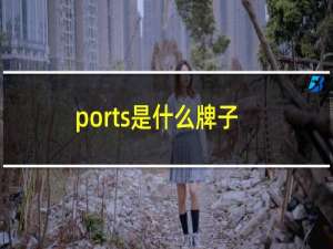 ports是什么牌子的鞋子（ports是什么牌子）