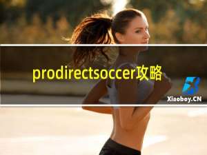 prodirectsoccer攻略