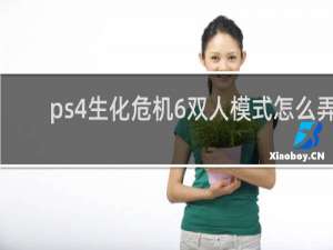 ps4生化危机6双人模式怎么弄