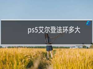 ps5艾尔登法环多大
