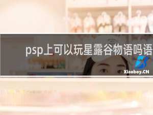 psp上可以玩星露谷物语吗语